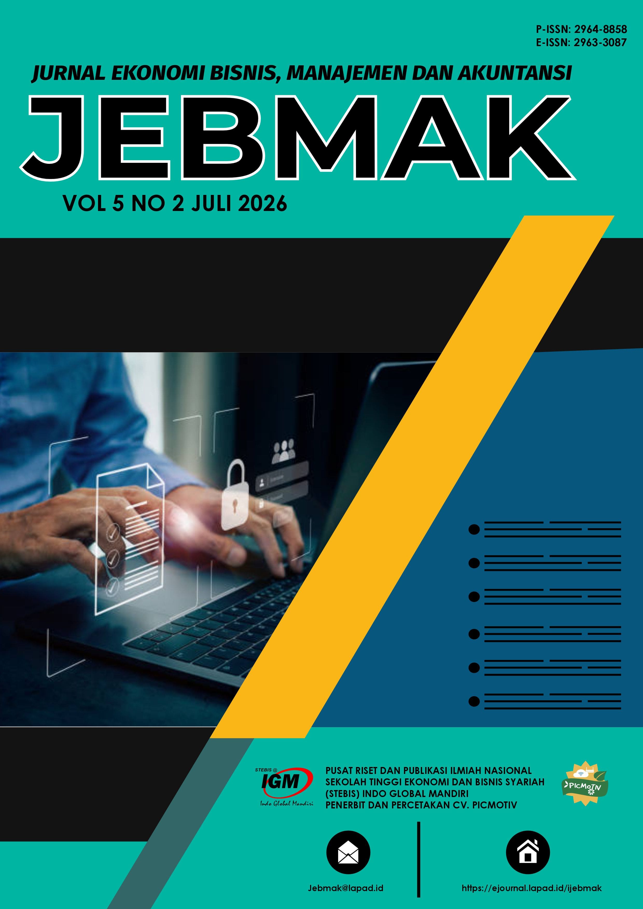 					View Vol. 5 No. 2 (2026): Jurnal Ekonomi Bisnis, Manajemen dan Akuntansi
				