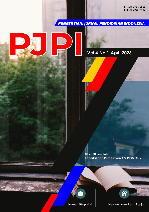 					View Vol. 4 No. 1 (2026): Pengertian: Jurnal Pendidikan Indonesia (PJPI)
				