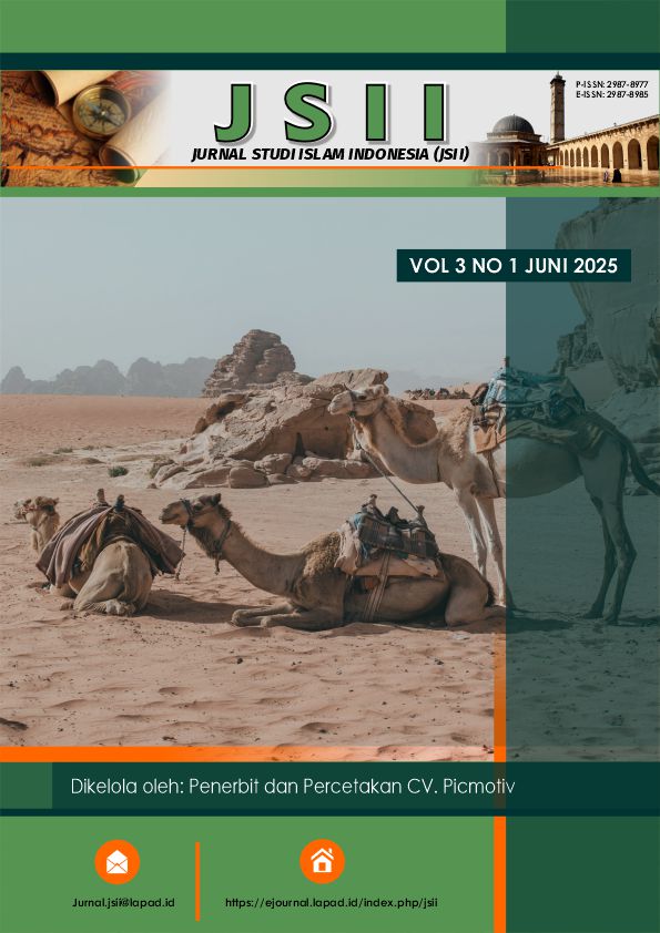 					View Vol. 3 No. 1 (2025): Jurnal Studi Islam Indonesia (JSII)
				